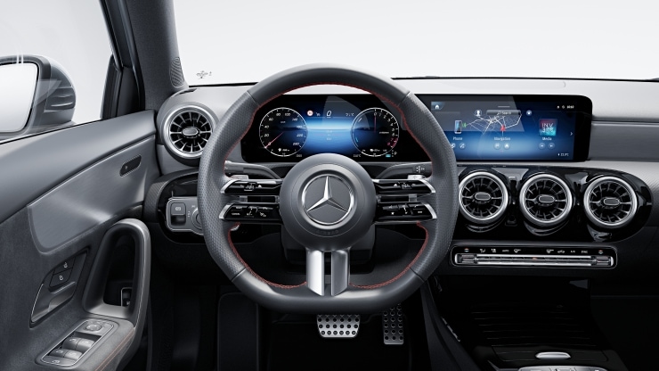 Volant sport multifonctions en cuir Nappa Image 1