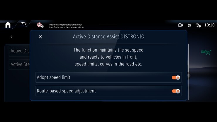 Aktiver Geschwindigkeitslimit-Assistent Bild 1