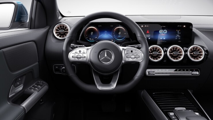 Multifunktions-Sportlenkrad in Leder Nappa 1