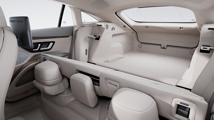 Sitzlehnen im Fond klappbar 3