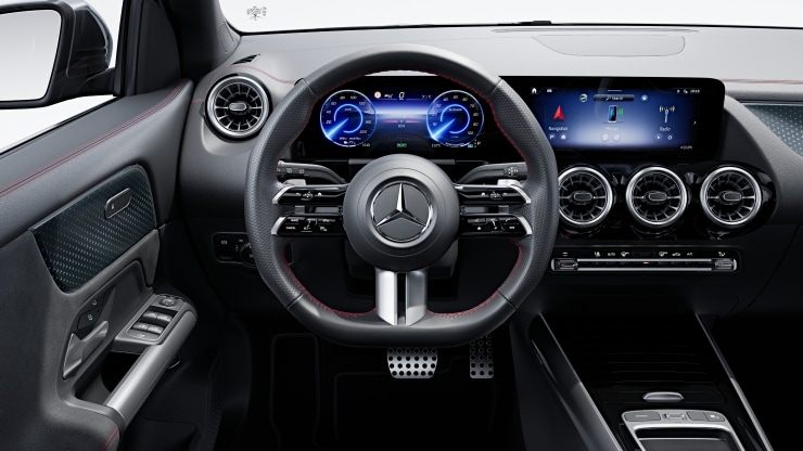 Multifunktions-Sportlenkrad in Leder Nappa Bild 1