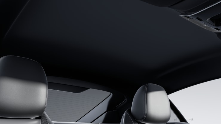 Innenhimmel Stoff schwarz 1