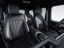 Mercedes-AMG G-Class MANUFAKTUR seat belts in silver
