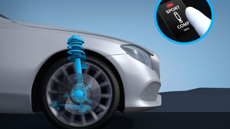 Fahrwerk mit adaptiver Verstelld&auml;mpfung Bild 1