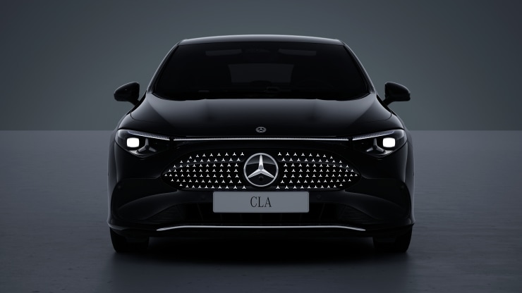 Panel mit beleuchtetem Mercedes-Benz Pattern 2