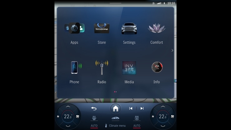 Ecran central OLED 6