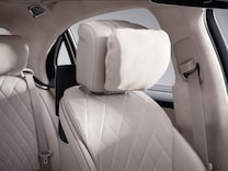 S-Class Long EASY ADJUST luxury head restraints for driver and front passenger, folding on passenger side