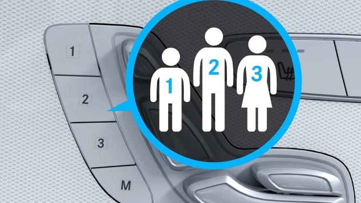 Pack si&egrave;ges &agrave; r&eacute;glages &eacute;lectriques avec fonction M&eacute;moires Image 1