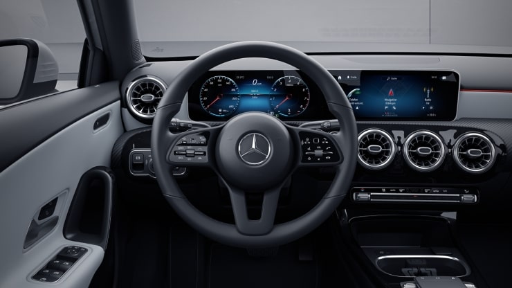 Multifunktions-Sportlenkrad in Leder Bild 1