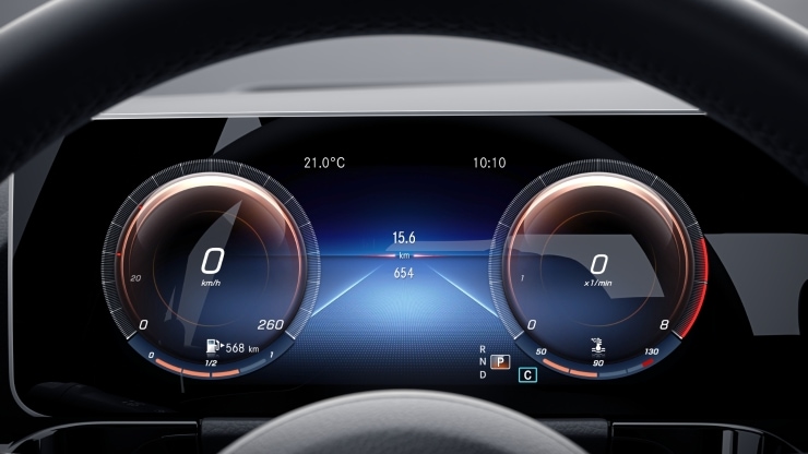 Volldigitales Instrumenten-Display Bild 1