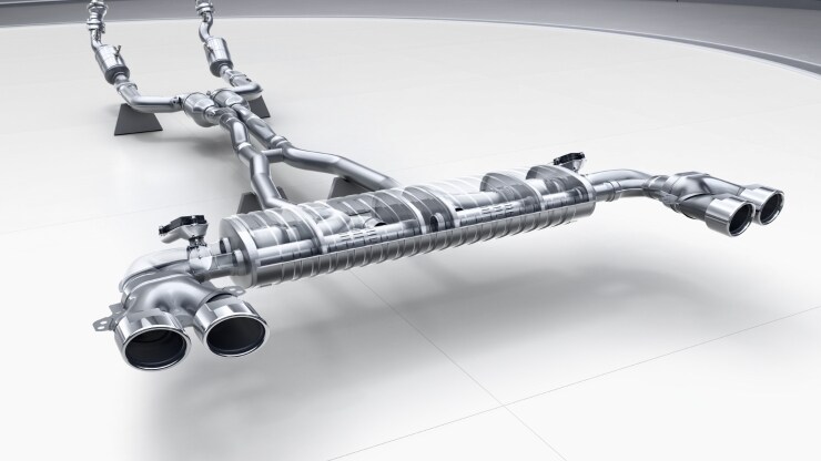 AMG Performance-Abgasanlage schaltbar 2