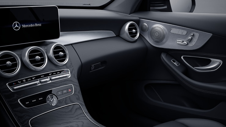 Zierelemente Holz Esche schwarz offenporig &sol; Aluminium mit L&auml;ngsschliff hell Bild 1