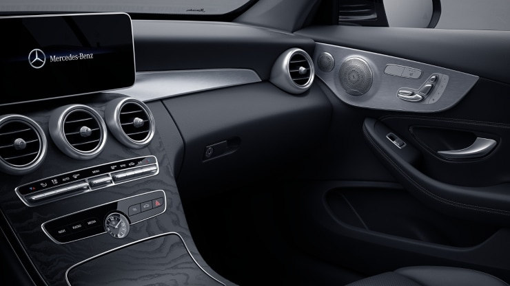 Zierelemente Holz Esche schwarz offenporig / Aluminium mit L&auml;ngsschliff hell Bild 1