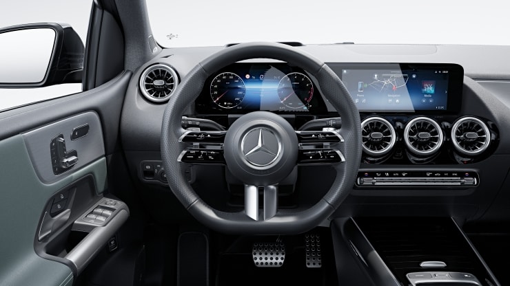 Multifunktions-Sportlenkrad in Leder Nappa Bild 1