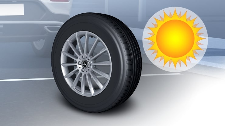 Pneus &eacute;t&eacute; avec r&eacute;sistance optimis&eacute;e Image 1