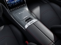 CLE Cabrio Consola central en efecto rombos gris plata