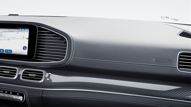 Instrumententafel und Bordkanten der T&uuml;ren in Ledernachbildung ARTICO Bild 1