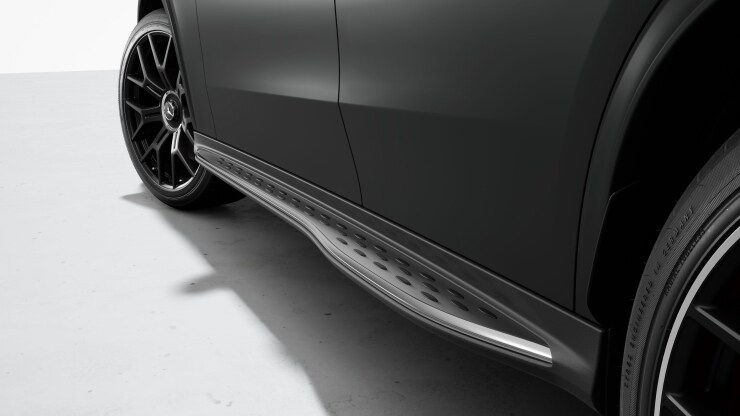 Trittbretter in Aluminium-Optik mit Gumminoppen 3