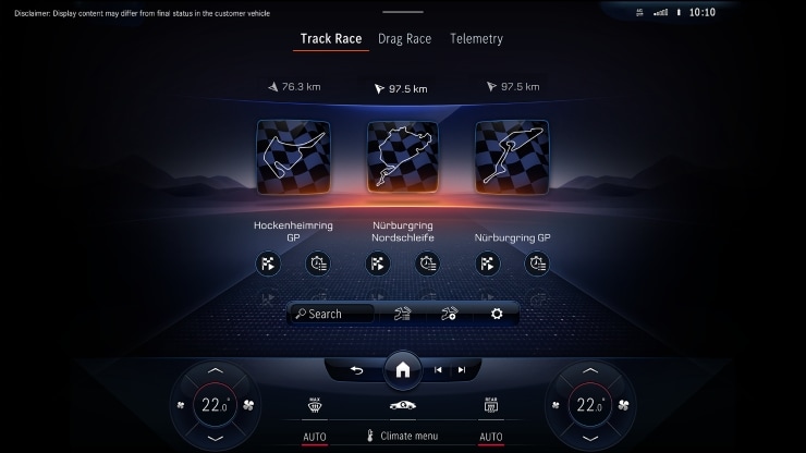 Digitales Extra&colon; AMG TRACK PACE 1