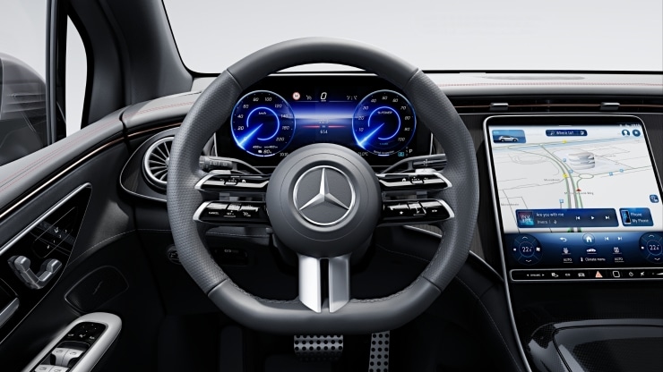 Multifunktions-Sportlenkrad in Leder Nappa 1