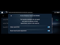 Mercedes-AMG G-Klasse Aktiver Geschwindigkeitslimit-Assistent