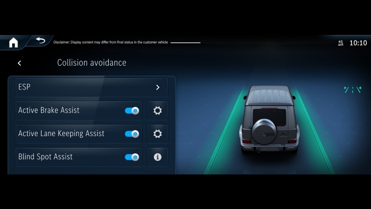 Aktiver Spurhalte-Assistent 1