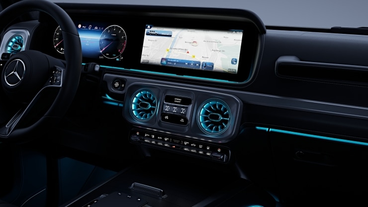 Ambientebeleuchtung für die Lüftungsdüsen 1