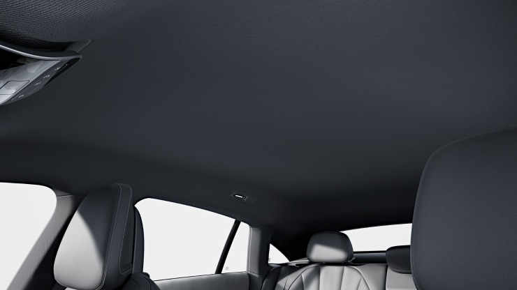 Ciel de pavillon en tissu noir 1