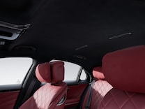 S-Class Limousine Long Roof lining in black DINAMICA microfibre