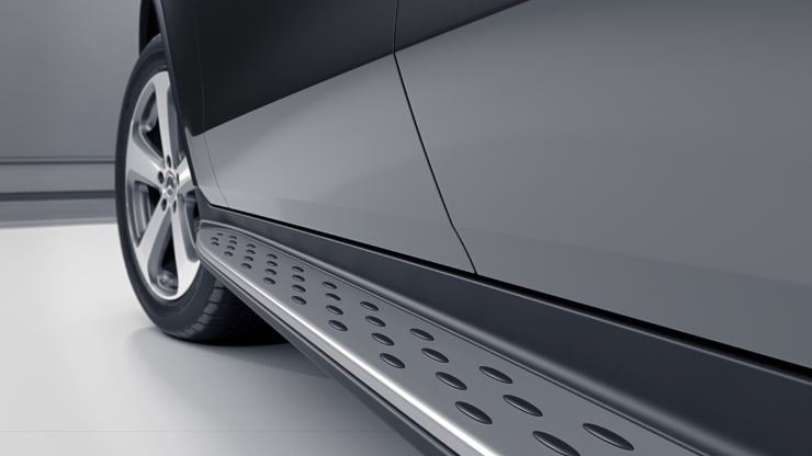 Marchepieds en acier inoxydable avec picots en caoutchouc Image 1