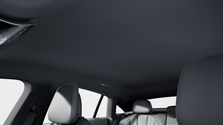 Ciel de pavillon en tissu noir 1