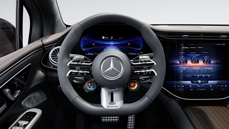 AMG Performance Lenkrad in Leder Nappa &sol; Mikrofaser MICROCUT Bild 1