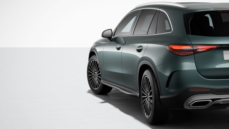 Trittbretter in Aluminium-Optik mit Gumminoppen 2