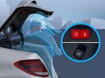 GLC EASY-PACK tailgate with electrically-operated opening and closing functions