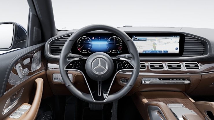 Multifunktionslenkrad in Leder Nappa Bild 1