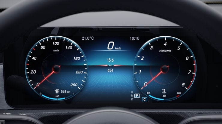 Volldigitales Instrumenten-Display Bild 1