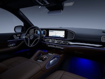 GLE ไฟเรืองแสงล้อมรอบห้องโดยสารปรับได้ 64 เฉดสี (Ambient lighting)