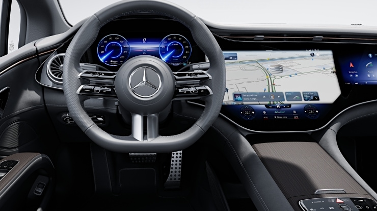 Multifunktions-Sportlenkrad in Leder Nappa Bild 1