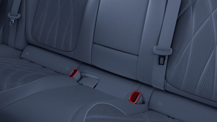 Designgurtschlösser vorn und hinten 1