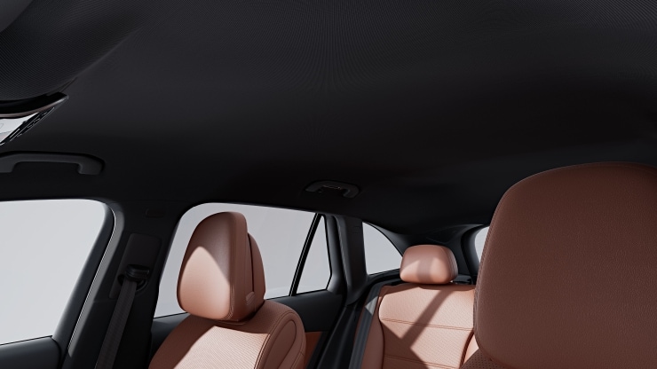 Ciel de pavillon en tissu noir 1