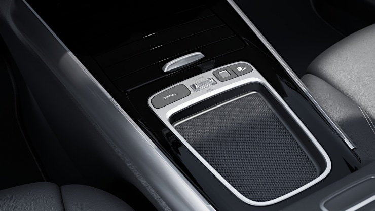 Vide-poche sur la console centrale avec couvercle &agrave; enrouleur Image 1