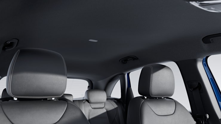 Ciel de pavillon en tissu noir 1