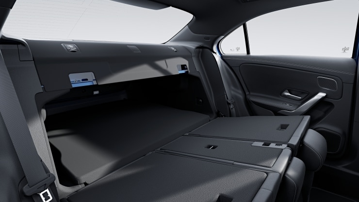 Sitzlehnen im Fond klappbar 2