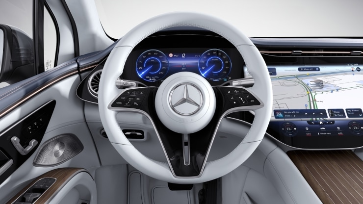 Multifunktionslenkrad in Leder Nappa 1