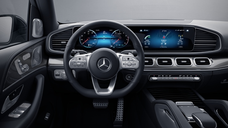 Multifunktions-Sportlenkrad in Leder Nappa Bild 1