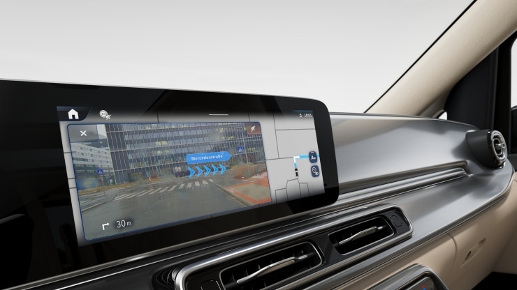 MBUX Augmented Reality f&uuml;r Navigation Bild 1