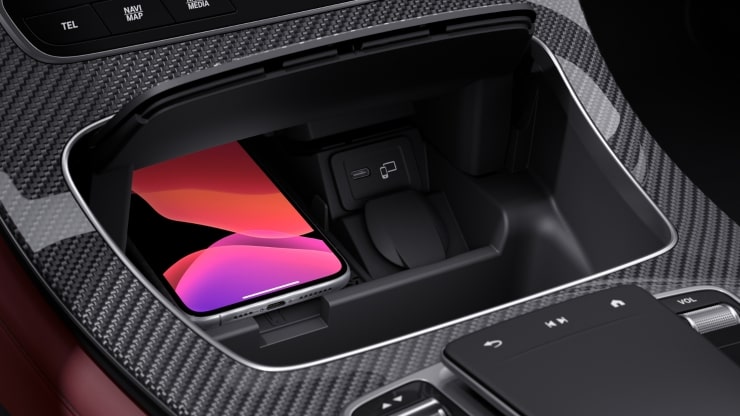 Kabelloses Ladesystem f&uuml;r mobile Endger&auml;te vorn Bild 1