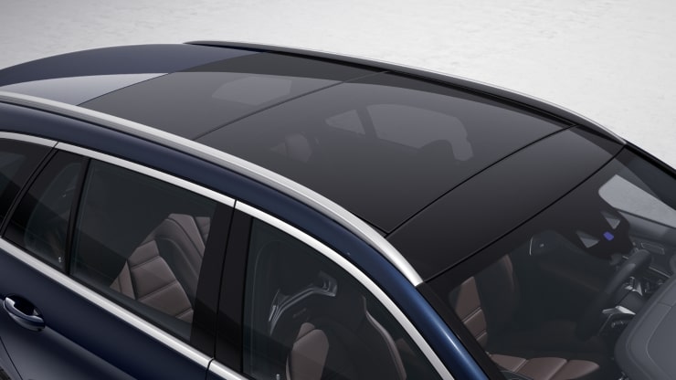 Dachreling in poliertem Aluminium 2