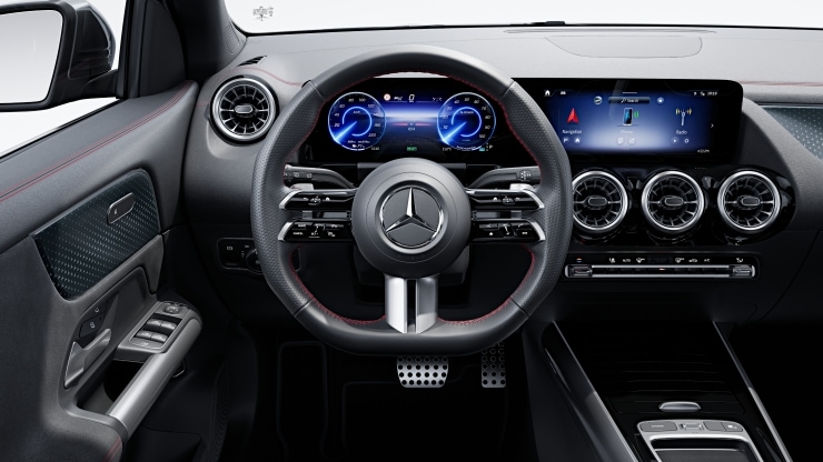 Multifunktions-Sportlenkrad in Leder Nappa 1