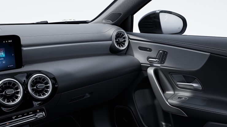 Zierelemente Aluminium mit Längsschliff hell 1